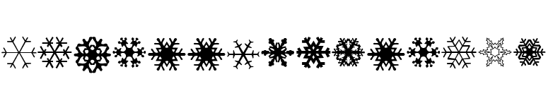 SchneeFlakenTwo font preview