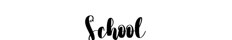 School font preview
