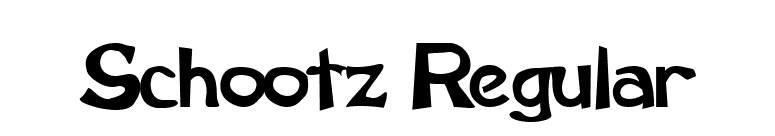 Schootz Regular font preview