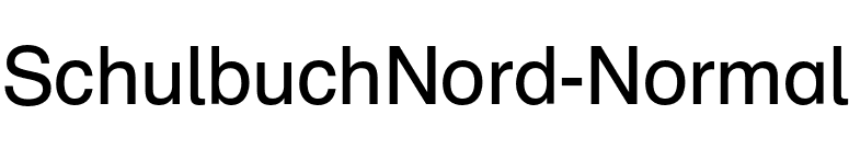 SchulbuchNord-Normal font preview