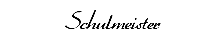 Schulmeister font preview