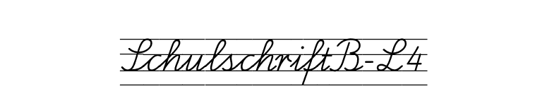 SchulschriftB-L4 font preview