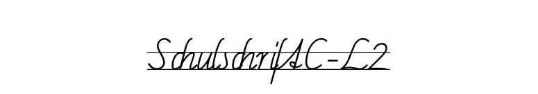 SchulschriftC-L2 font preview