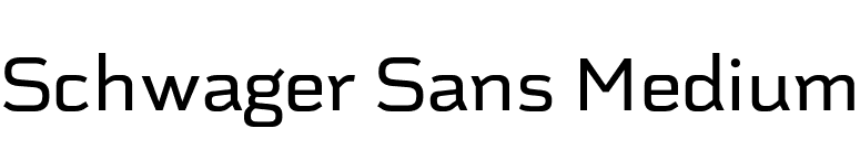 Schwager Sans Medium font preview