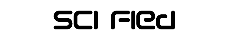 Sci Fied font preview