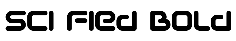 Sci Fied Bold font preview