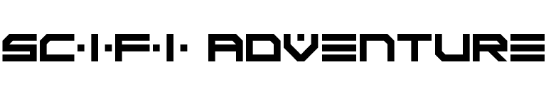 Scifi Adventure
 font preview