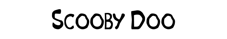 Scooby Doo font preview