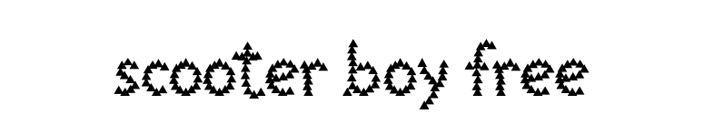 Scooter Boy Free font preview