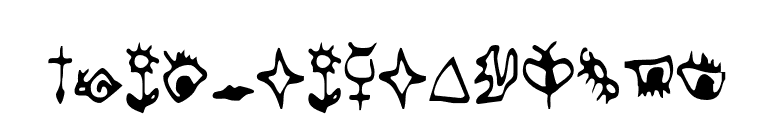 ScorpioDingbats font preview