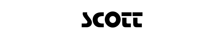 Scott font preview