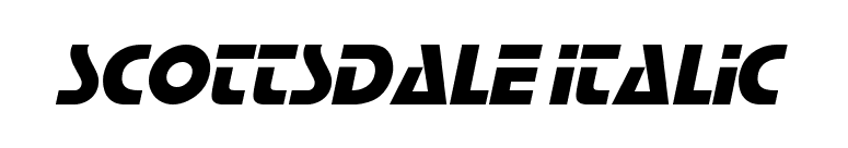 Scottsdale Italic font preview