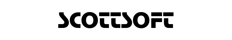 ScottSoft font preview