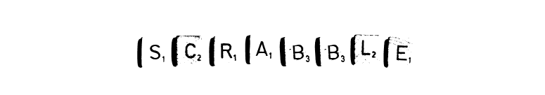 scrabble font preview