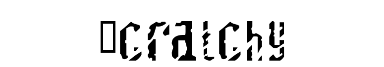 Scratchy font preview