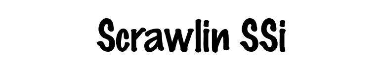 Scrawlin SSi font preview