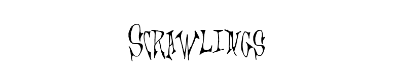 Scrawlings font preview
