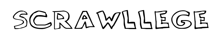Scrawllege font preview