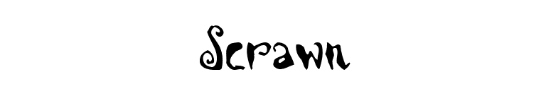 Scrawn font preview