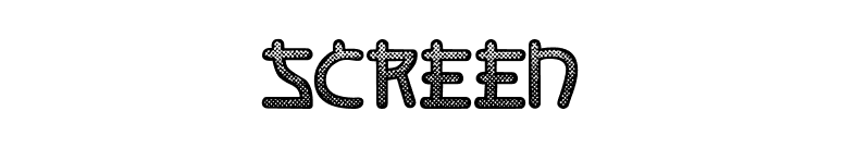 Screen font preview