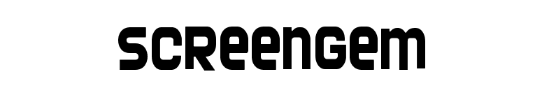 Screengem font preview