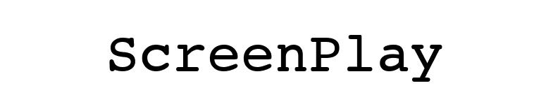 ScreenPlay font preview
