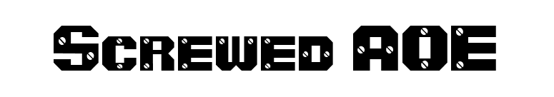 Screwed AOE font preview
