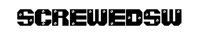 ScrewedSW font preview