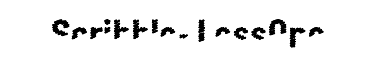 Scribble-LessOne font preview