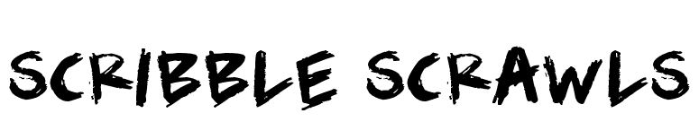 Scribble Scrawls
 font preview