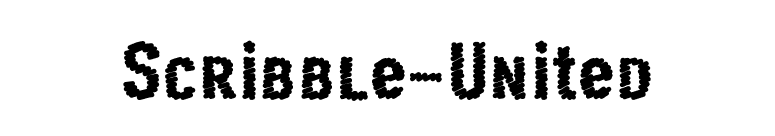 Scribble-United font preview