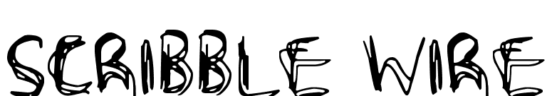 Scribble Wire
 font preview