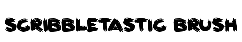Scribbletastic Brush
 font preview