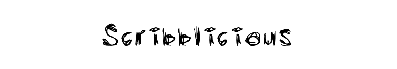 Scribblicious font preview