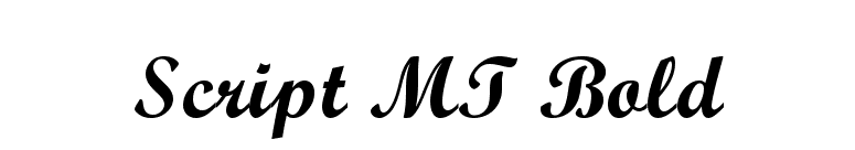 FontsMarket Details Of Script MT Bold Font