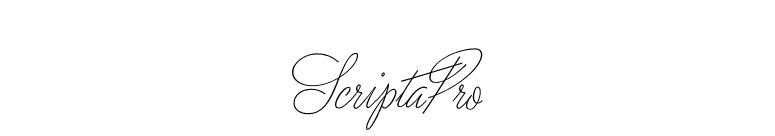 ScriptaPro font preview