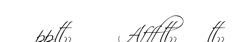 Scriptina - Alternates font preview