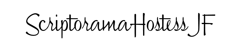 ScriptoramaHostessJF font preview
