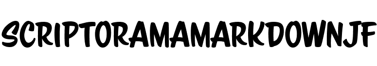 ScriptoramaMarkdownJF font preview