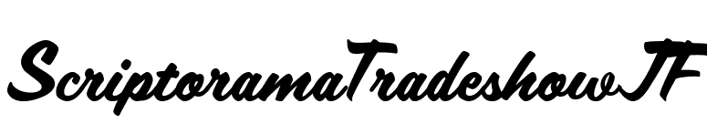 ScriptoramaTradeshowJF font preview