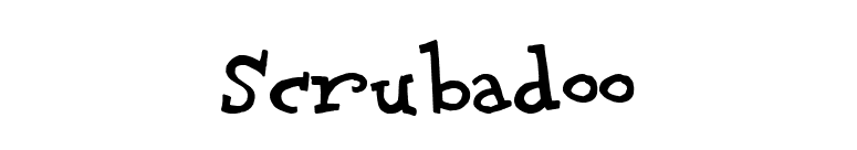 Scrubadoo font preview