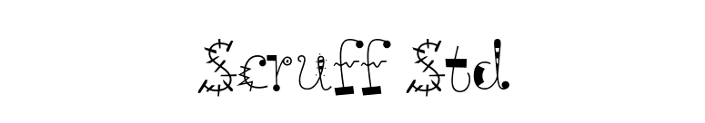 Scruff Std font preview