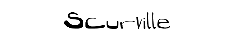 Scurville font preview