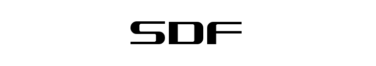 SDF font preview