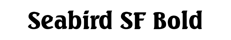 Seabird SF Bold font preview