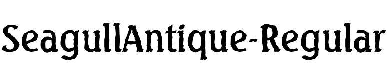 SeagullAntique-Regular font preview
