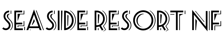 Seaside Resort NF font preview