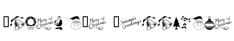 Season's Greetings font preview
