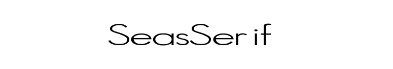SeasSerif  font preview