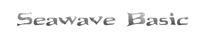Seawave Basic font preview